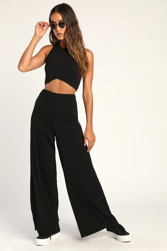 Maeve High-Waisted Wide-Leg Trousers | Anthropologie